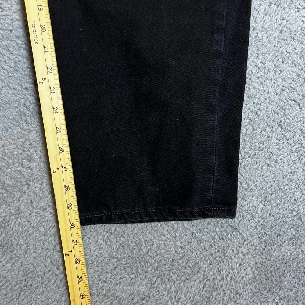 Levi's 550 Relaxed Fit‎ Jeans Mens 42x30 Black Excellent Tapered Leg Denim
